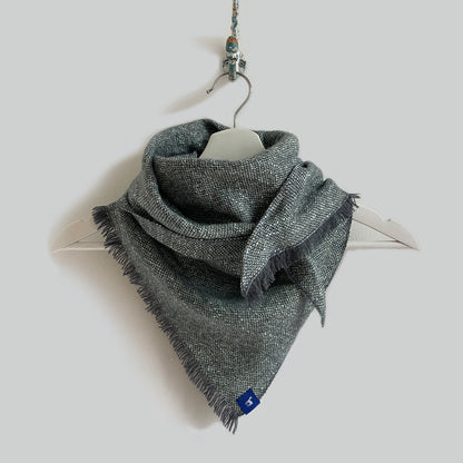 Cotton Linen medium triangle scarf