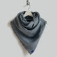 Large Silky Plain Weave Triangle Scarves