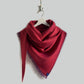 Large Silky Plain Weave Triangle Scarves