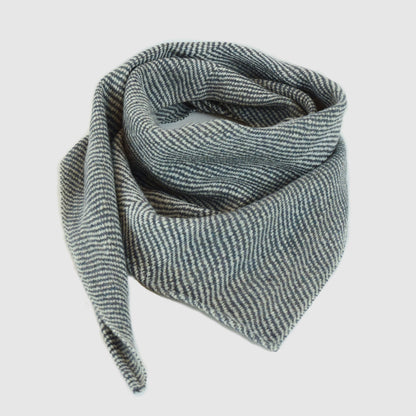 Medium Pure Merino Lambswool Twill Triangle Scarves