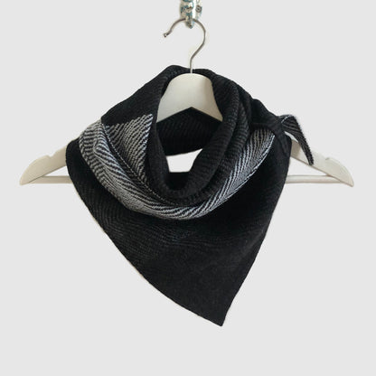 Medium Silky Dark Twill Triangle Scarves