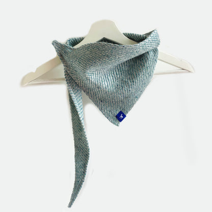 Small Fleck Light Twill Triangle Scarves