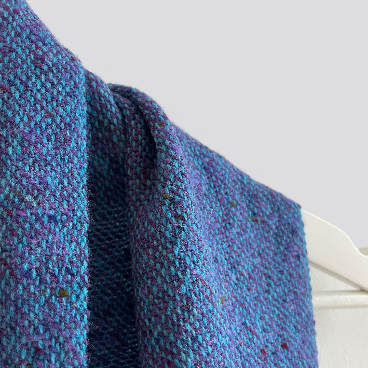 Regular Fleck Plain Weave Scarves Blue Range