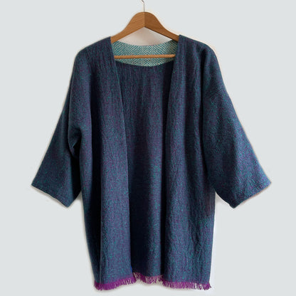 Tweedy weave -  sleeved